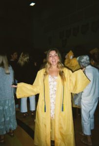 Lisa Adams at her Lehman Catholic High School graduation